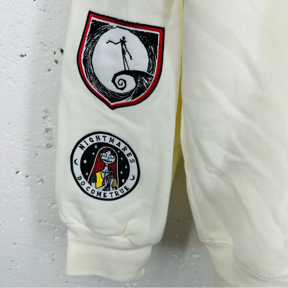 Disney Cream Jacket with Skeleton and Patch Designs - Picture 5 of 16